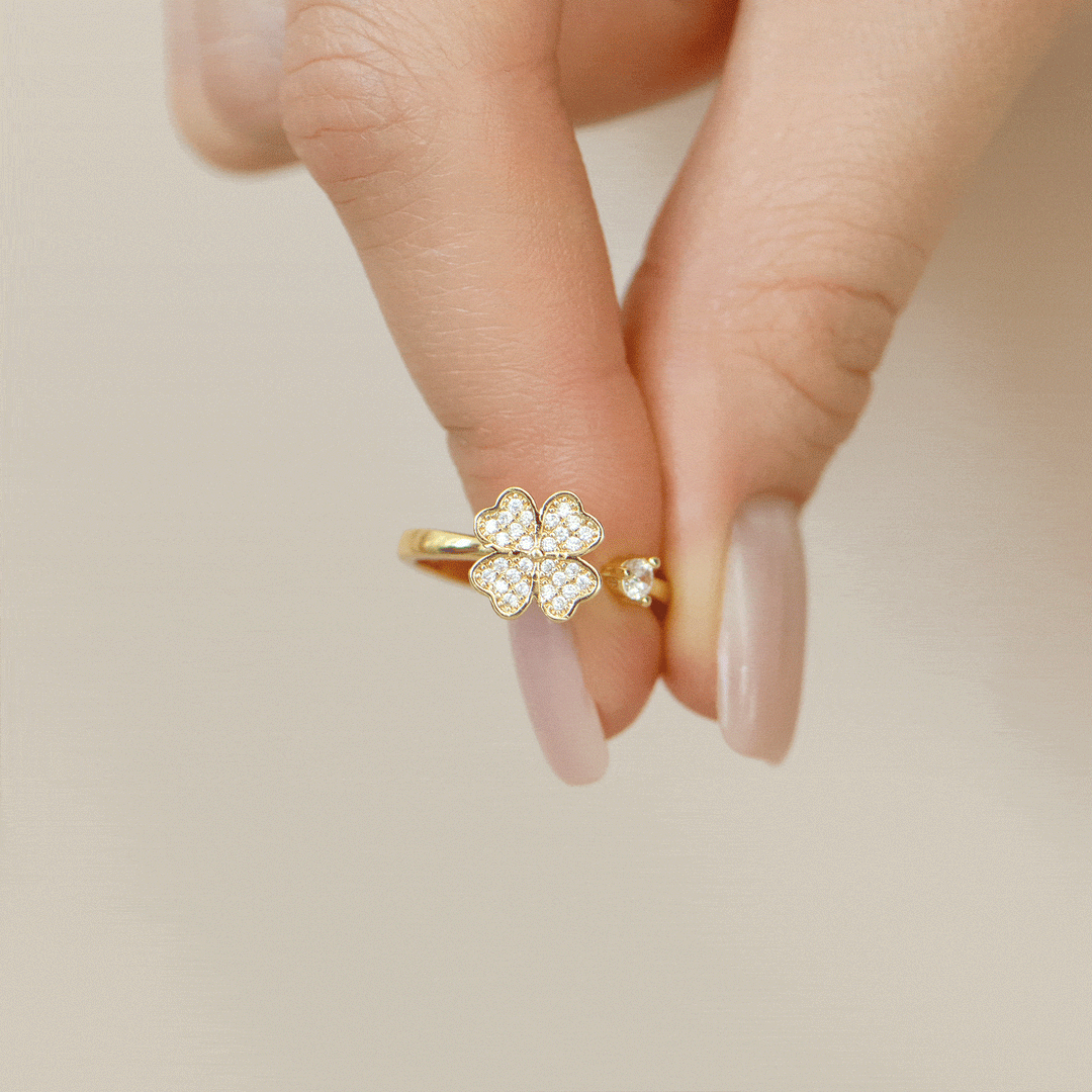 Clover Fidget Ring
