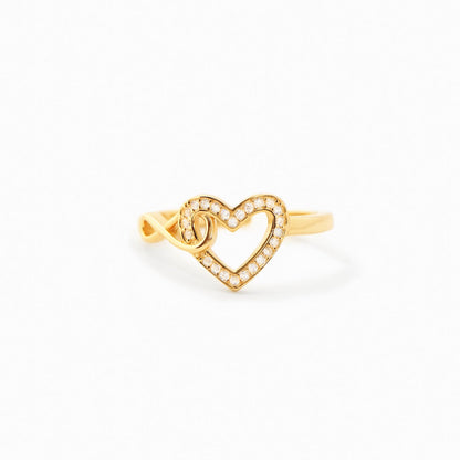 INFINITY HEART RING