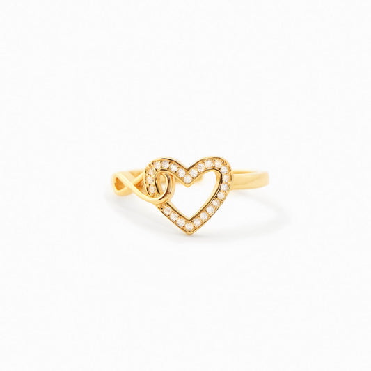 INFINITY HEART RING