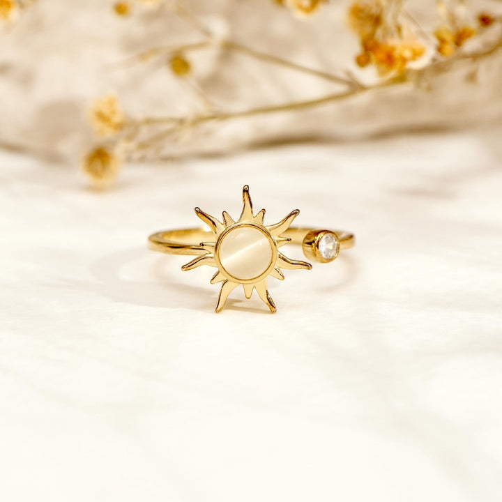 To My Daughter Sun Fidget Ring