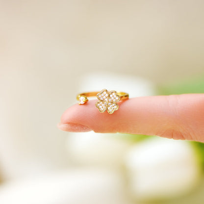 Clover Fidget Ring