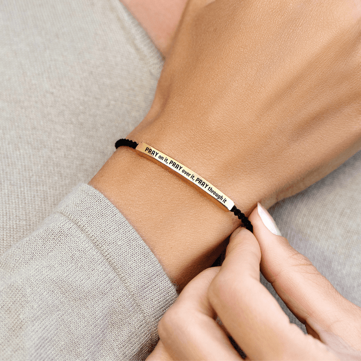 PRAY On It Motivational Tube Bracelet