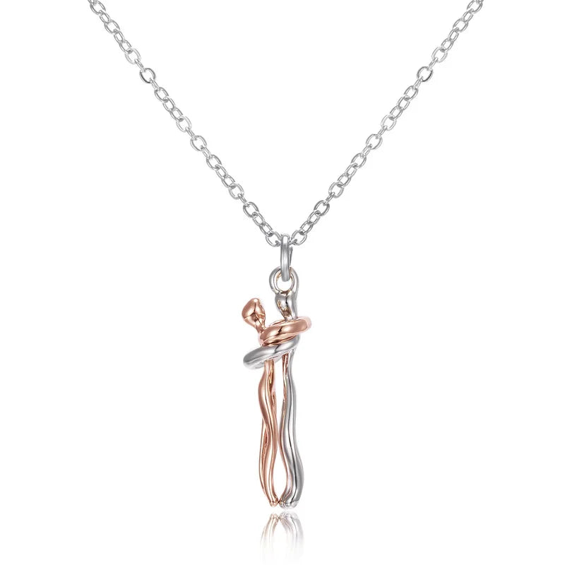 COLLANA "ABBRACCIAMI" IN ARGENTO S925