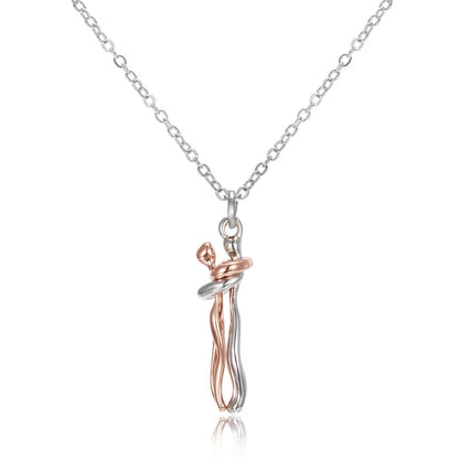 COLLANA "ABBRACCIAMI" IN ARGENTO S925