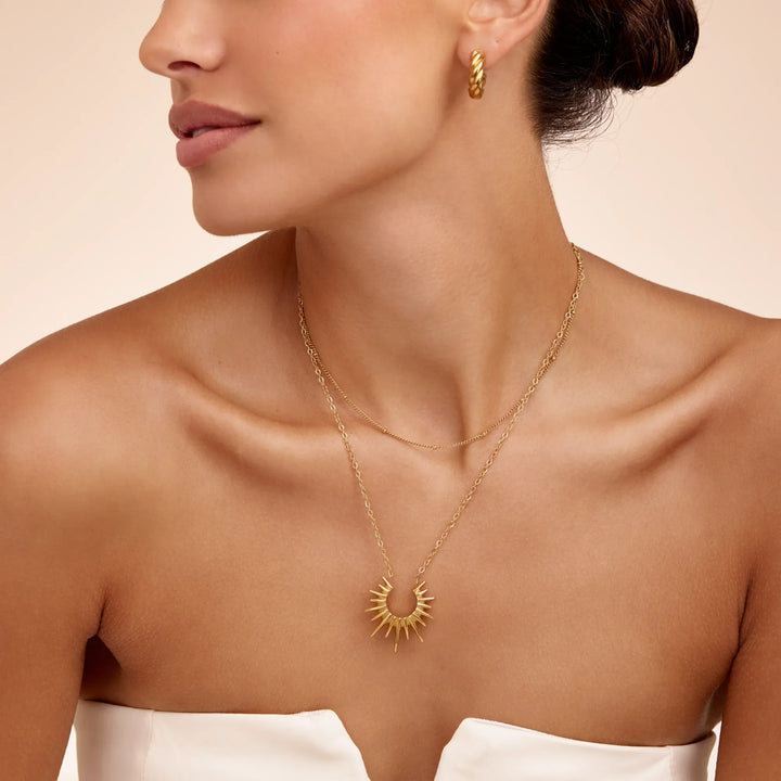 Radiant Halo Necklace